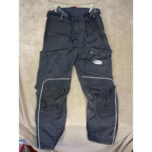 Joe Rocket Med Ballistic Series Black Motorcycle Riding Pant Dry Tech Waterproof